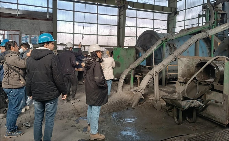 بازدید علمی دانشجویان دانشگاه تربیت مدرس  از معادن استان یزد